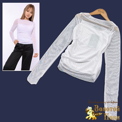 Лонгслив нарядный д (9-13) 261110-J4026