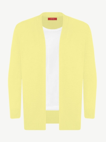 Кардиган с планкой из мягкой шерсти