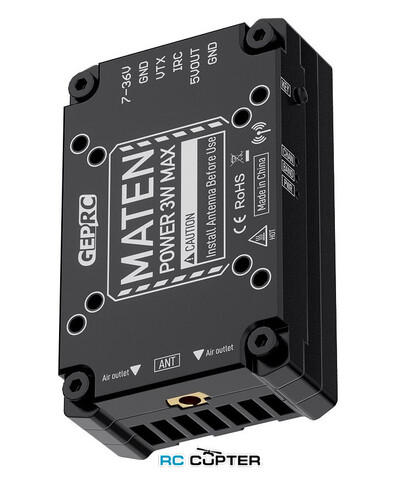 Видеопередатчик FPV GEPRC MATEN 3.3G 3W VTX PRO