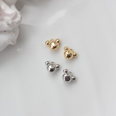 Подвеска Микки Маус 9*8 мм, позолота, П050