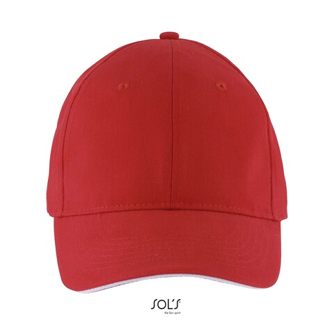 Бейсболка SOLAR, 6 клиньев