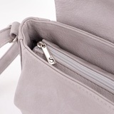 Сумка Саломея 1074 итальянский светло-серый