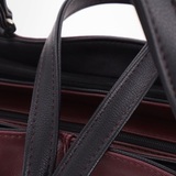 Сумка Саломея 198 наппа бордо + черный