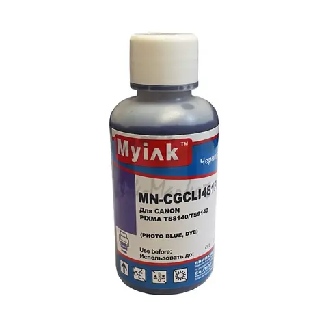 Чернила MyInk CLI-481PB Photo Blue - фото синий 100 мл