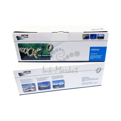 Совместимый картридж UNITON Premium Cartridge 046 C для CANON LBP-653/654, MF734/735 синий (2,3K) GREEN LINE (Eco Protected)