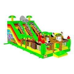 Коммерческий надувной батут «Сафари Ультра 2», 12*6*7 м.