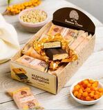 Конфеты Марципан кедровый с облепихой батончик Сибирский Кедр 40 г