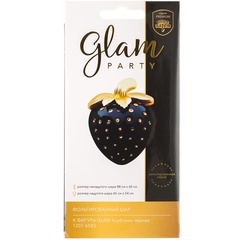 Шар К Фигура, Клубника, Glam/Глам, Черный, 36