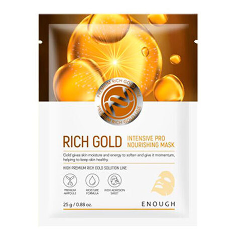 Enough Premium Rich Gold Intensive Pro Nourishing Mask - Маска тканевая с 24K золотом