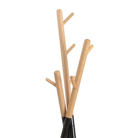 Вешалка напольная 172см Bergenson Bjorn Amundsen черная/бежевая