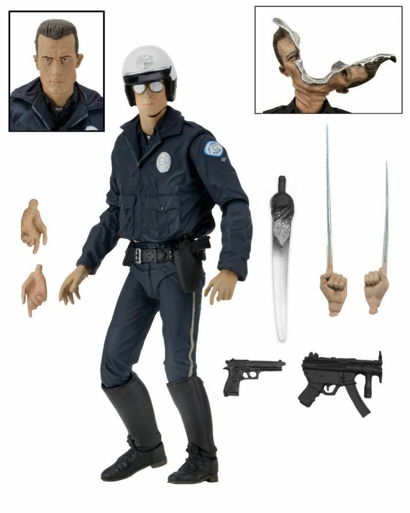 NECA Terminator 2 Motorcycle Cop T 1000 28oi.ru