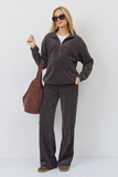 Костюм для беременных и кормящих 18408 серый