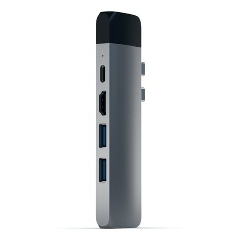 USB-хаб  Satechi Pro Hub с Ethernet для MacBook Pro и Macbook Air, серый космос