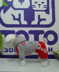 Elfidog спортивный костюм с флисом (красный)