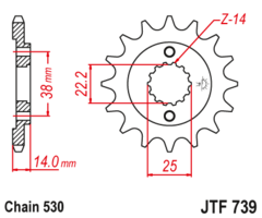 Звезда JT JTF739