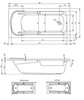 Riho Future XL B075001005 Ванна акриловая 190х90