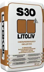 Самовыравнивающаяся смесь Литокол Litoliv S30 для пола на цементной основе 25 кг