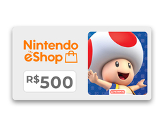 Карта оплаты Nintendo 500 BRL Brazil [Цифровая версия]