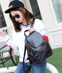 Женский кожаный рюкзак Crispino Blue