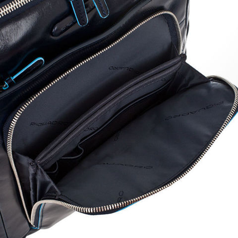 Рюкзак унисекс Piquadro Blue Square CA1813B2/N чёрный натур.кожа