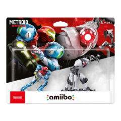 Фигурка Amiibo - Amiibo Самус Аран и E.M.M.I (коллекция Metroid) комплект из 2-х фигурок