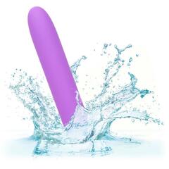 Фиолетовый мини-вибратор Bliss Liquid Silicone Mini Vibe - 10,75 см. - 