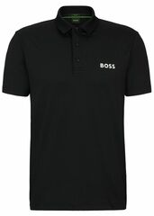 Теннисное поло BOSS Paddytech Degrad_-Jacquard Polo Shirt - black