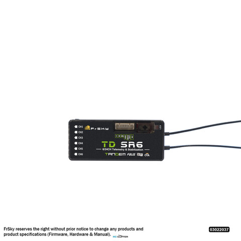 Приёмник FrSky TD SR6 2.4G+900M двухдиапазонный