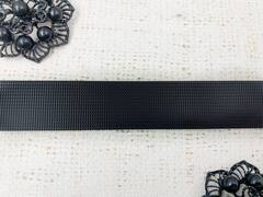 Велкро/липучка пластик, крючок, ш. 4 см, чёрный