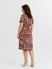 4572 Халат на пуговицах