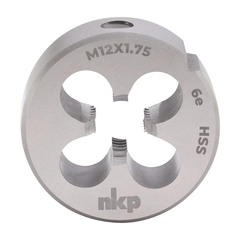 Плашка М12х1,75 DINEN22568 HSS 6e 38х14мм NKP 239120N