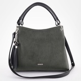 Сумка Саломея 264 македония оливковый + черный