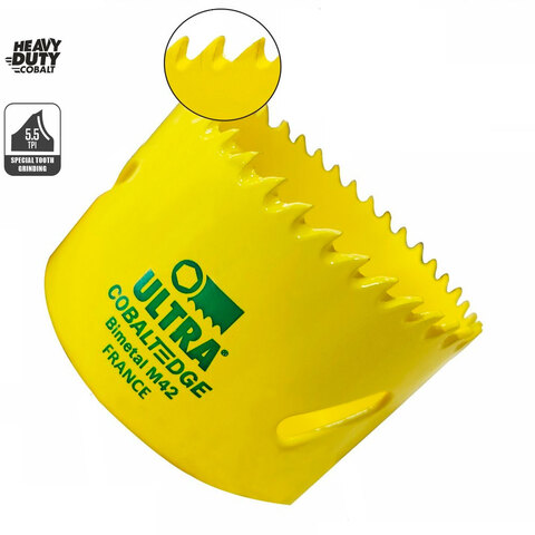 Коронка по металлу 22,0x41мм Bi-Metall HSSE-Co8(M42) 5,5tpi ULTRA SCY 22