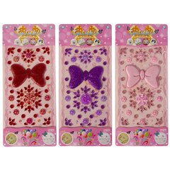 
          Наклейки-стразы Alingar, акриловые, "Подарочный бант", красный, розовый, фиолетовый, пакет с европодвесом