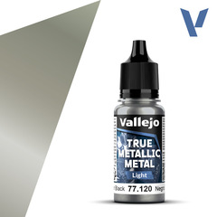Vallejo True Metallic Metal - Obsidian Black (Light)