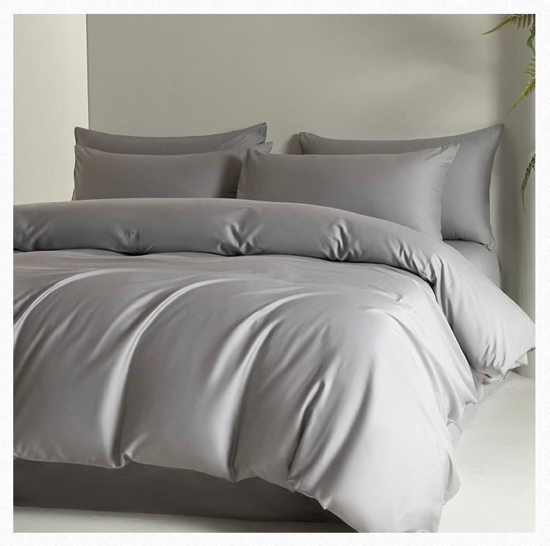 КПБ Египетский хлопо однотоный Серый S