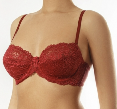 Lisse Бюстгальтер M-004 гранат 85C (мягкая чашка)