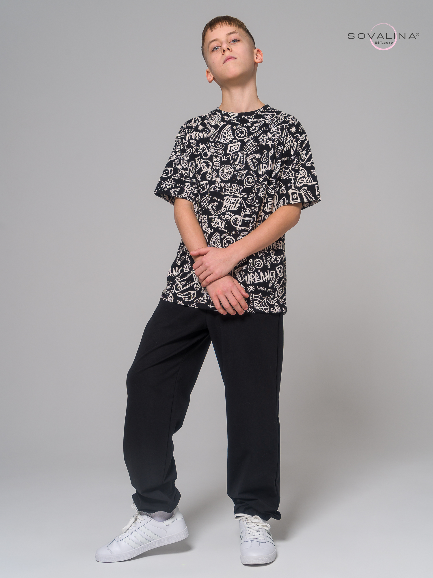 Костюм Daily men скейты-черный