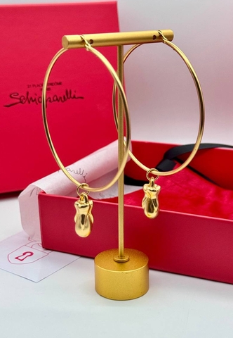 Серьги-конго TOOTH в стиле Schiaparell с подвеской зуб