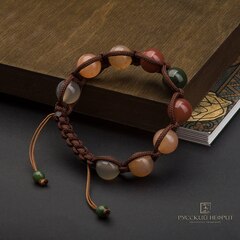 Браслет Шамбала из натуральных камней.