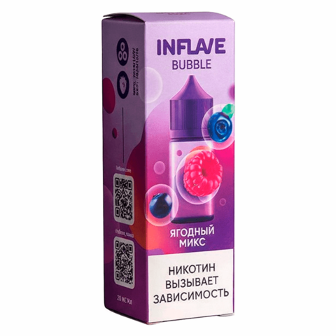 Жидкость INFLAVE Bubble Ice Salt 2% 30 ml - Ягодный микс