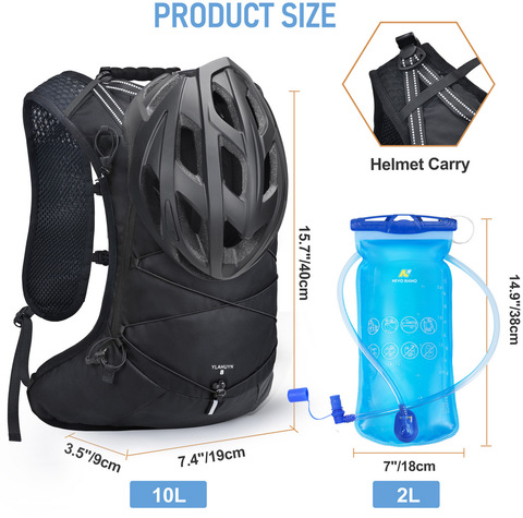 Картинка рюкзак мультиспортивный Nevo Rhino 9291 Black - 3