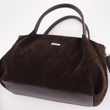 Сумка Саломея 334 эко-замша кофе