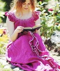 Есения. Платье женское льняное с оборками PL-4233-26