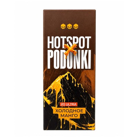 Жидкость HOTSPOT x PODONKI Resonance Salt 2.0% ULTRA 30 ml - Холодное Манго
