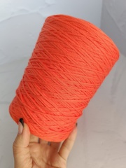 Хлопок 60%, ПА40% - 100гр\200м - 500гр - яркий коралл