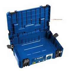 ЗУБР МОДУЛЬ-13, 440 х 310 х 130 мм, (17?), размер M, пластиковый ящик для инструментов, Профессионал (38165-13)