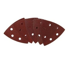 Треугольник абразивный на ворсовой подложке под липучку перф.Р100 93мм 5шт Matrix