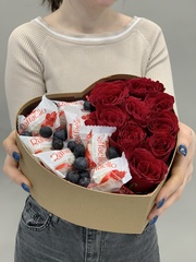 Подарочный набор Люби меня, люби (крафтовая коробочка)