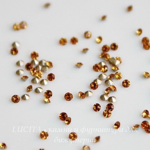 1028 Стразы Сваровски Topaz PP 6 (1,3-1,35 мм), 20 штук